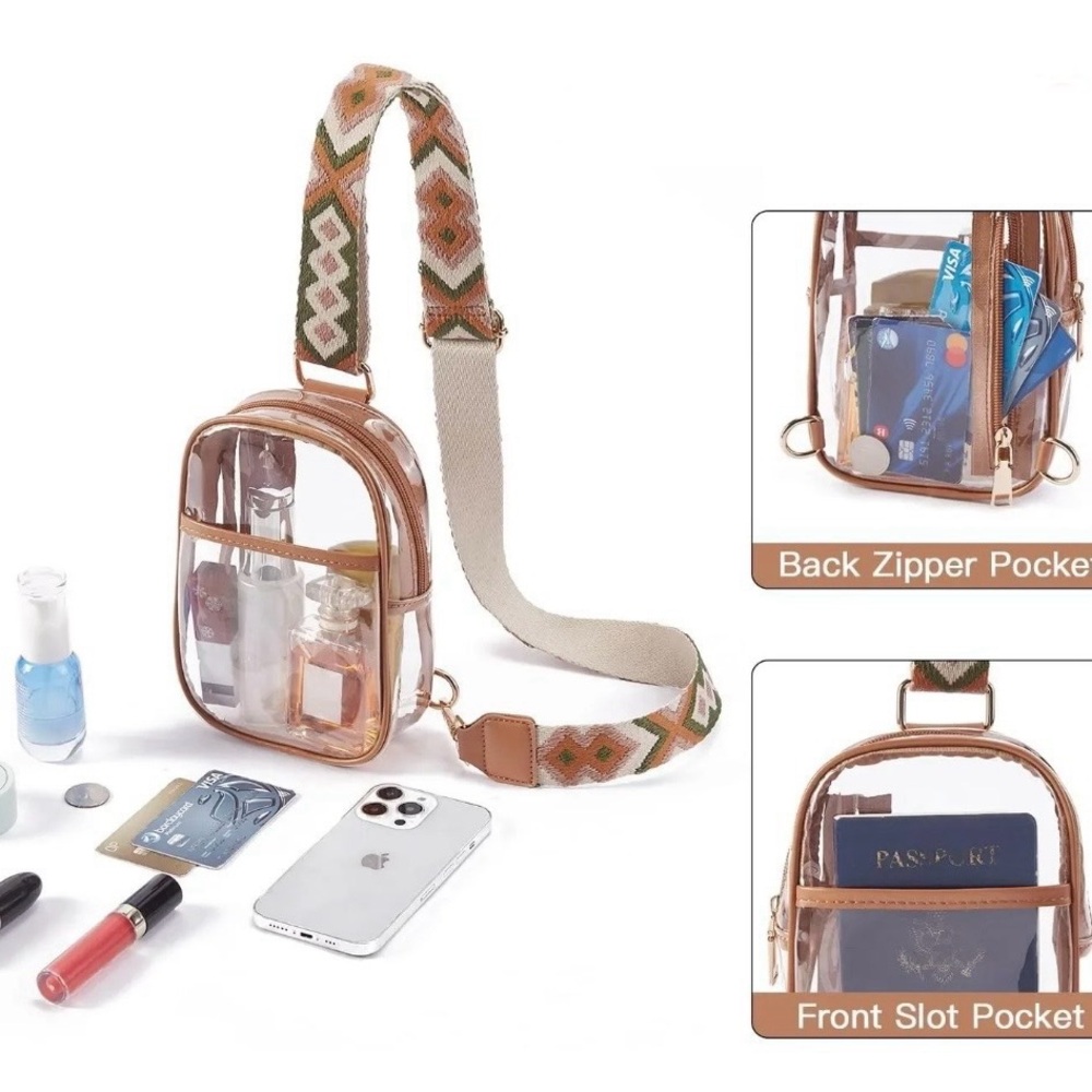 Transparent Sling Bag - Picture 3 of 12